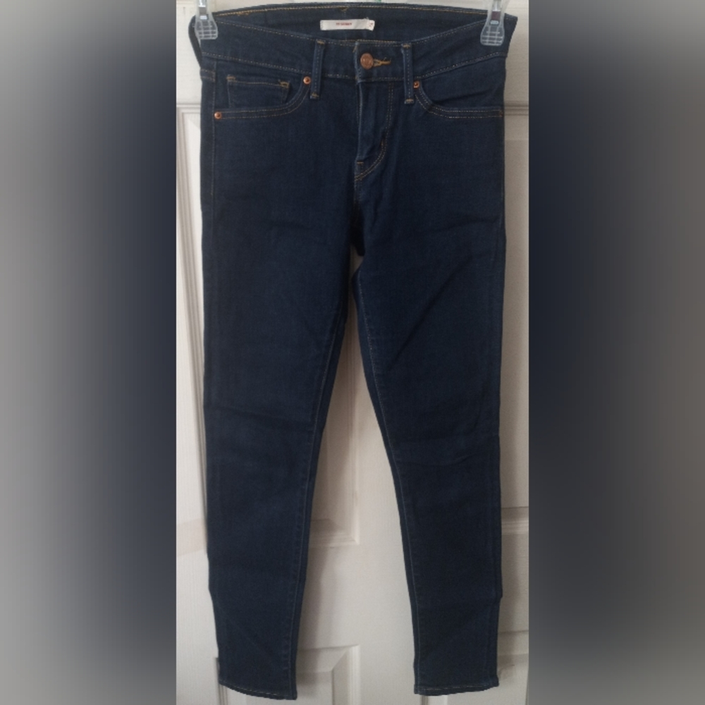 Levi's 711 Skinny Selvedge Denim Jeans Women's (27)